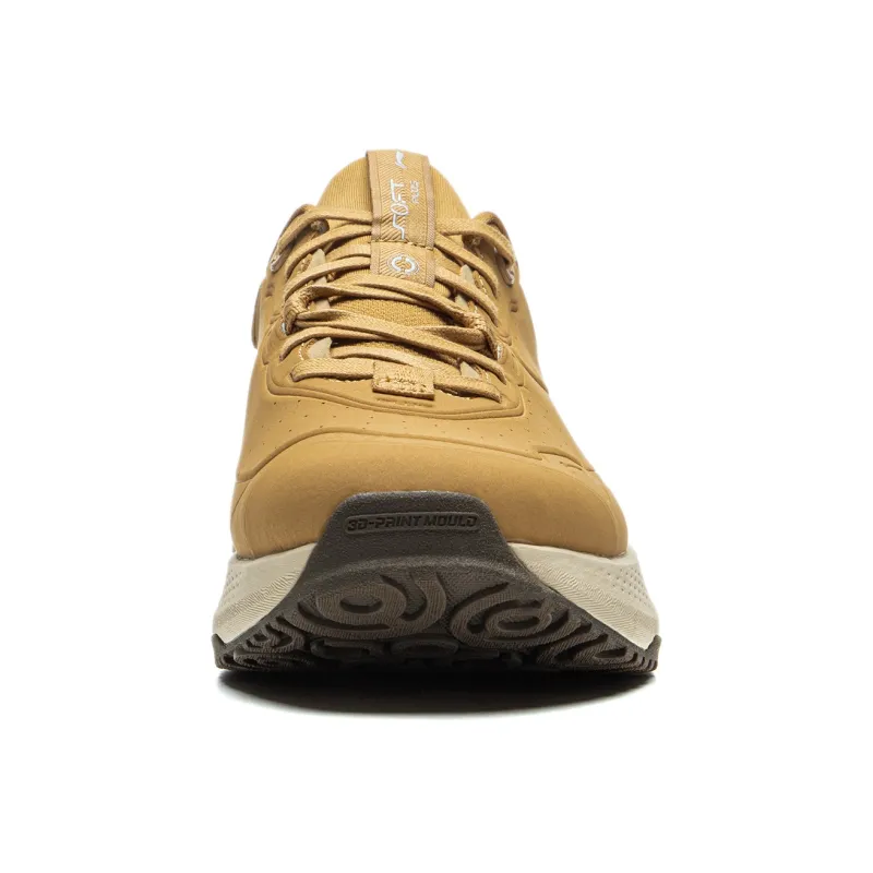 LiNing SOFT PLUS SHIELD Anti Slip Wear Resistant Low Top Casual Shoes Men's Khaki-4