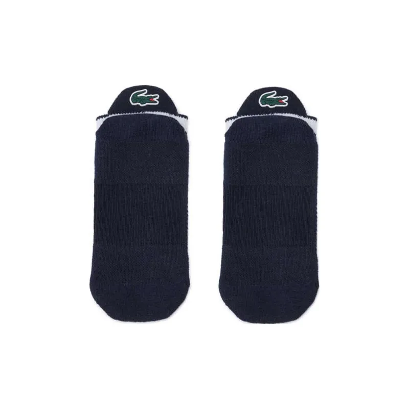LACOSTE Ankle Socks Men's 1 Pack Navy Blue/White-1