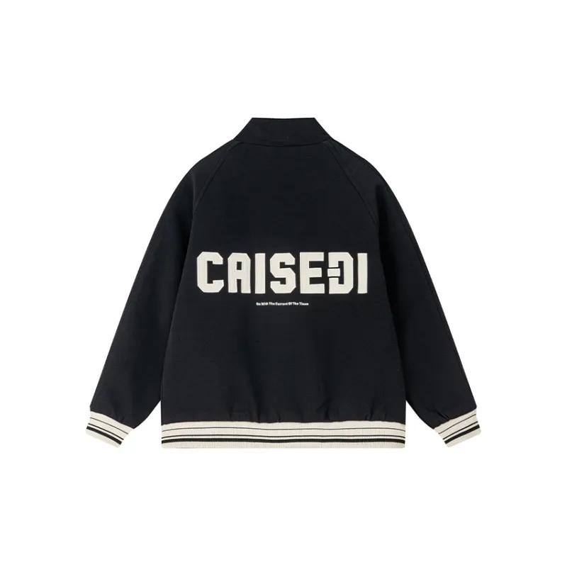 CAISEDI Jackets Coats Men's Black-1