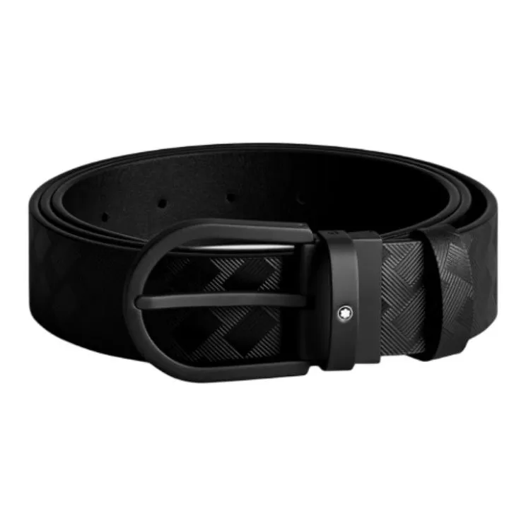 MONTBLANC Horseshoe-buckle Leather Belt-0