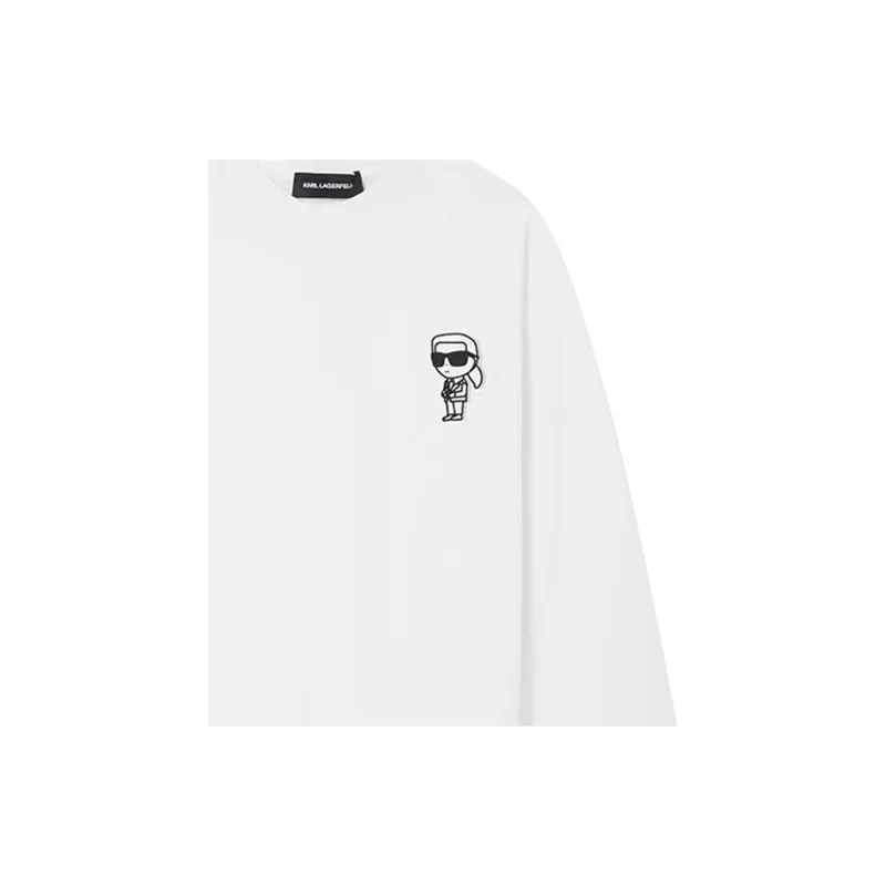 KARL LAGERFELD Sweatshirt Men's Raw White-5