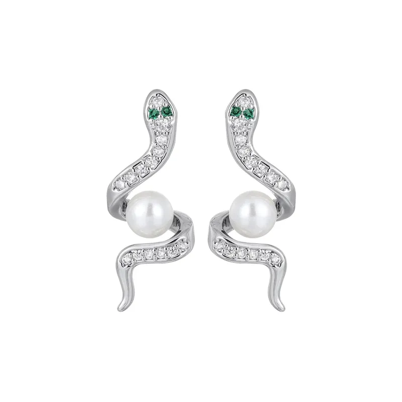 MISS XIA JWY S925 Silver Stud Stud Earrings Unisex-0