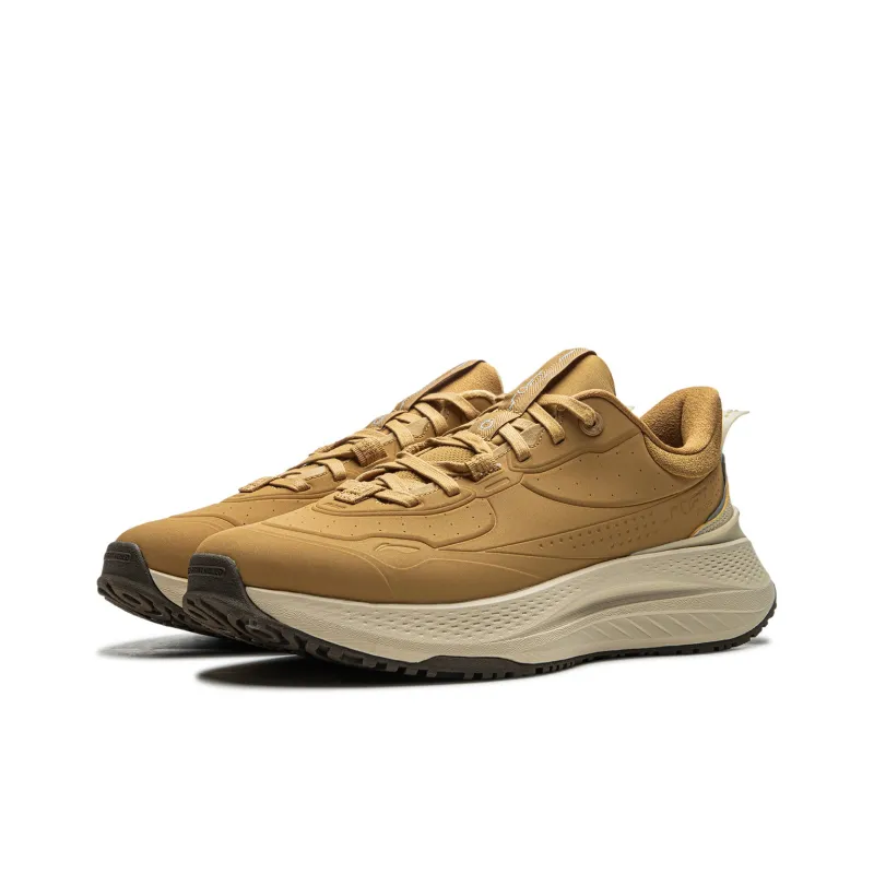 LiNing SOFT PLUS SHIELD Anti Slip Wear Resistant Low Top Casual Shoes Men's Khaki-2