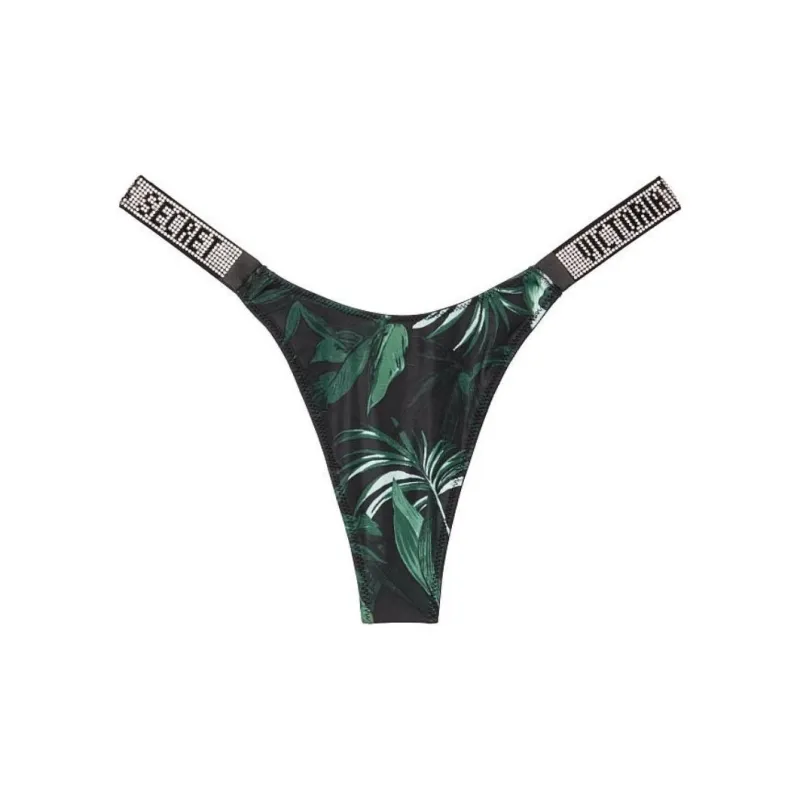 Victoria's Secret Underpants Women's 1 Pack Green Print-0