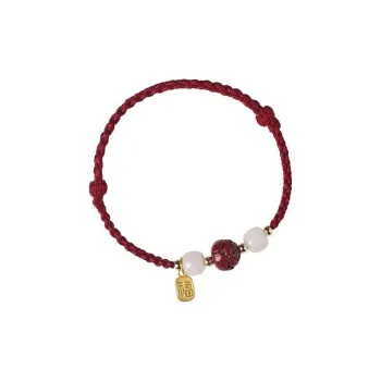 BLESSED BULLET Cinnabar Bracelets Unisex