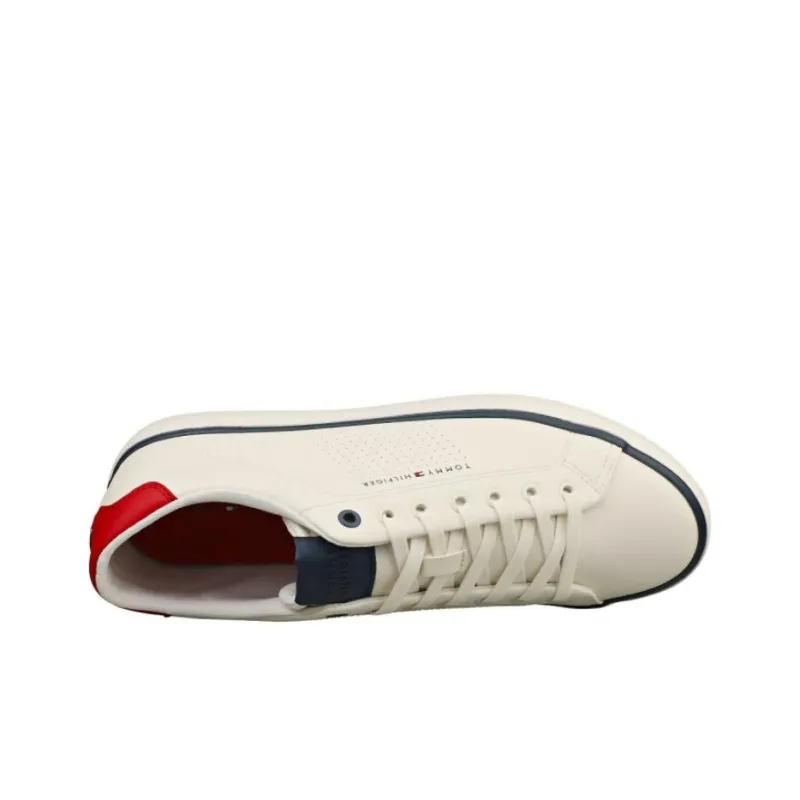 Tommy Hilfiger Core Slip Resistant Low Top Skateboard Shoes Men's Ecru-3