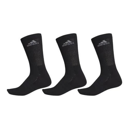 Adidas Mid Calf Socks Men's 3 Pack Black
