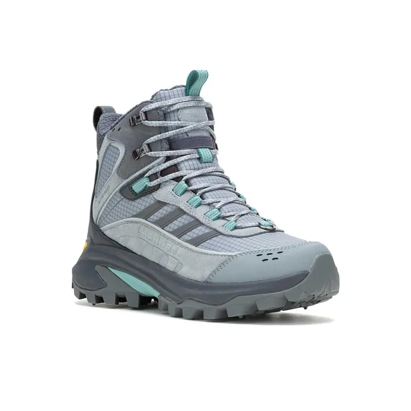 MERRELL MOAB SPEED 2 Waterproof And Wear resistant Short Outdoor Boots Women's Gray-2