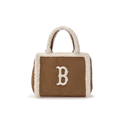 MLB   Totes Crossbody Bags Single Shoulder Tote Shopping Bag Portable Unisex Camel