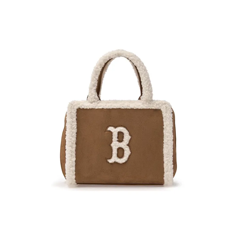 MLB   Totes Crossbody Bags Single Shoulder Tote Shopping Bag Portable Unisex Camel-0