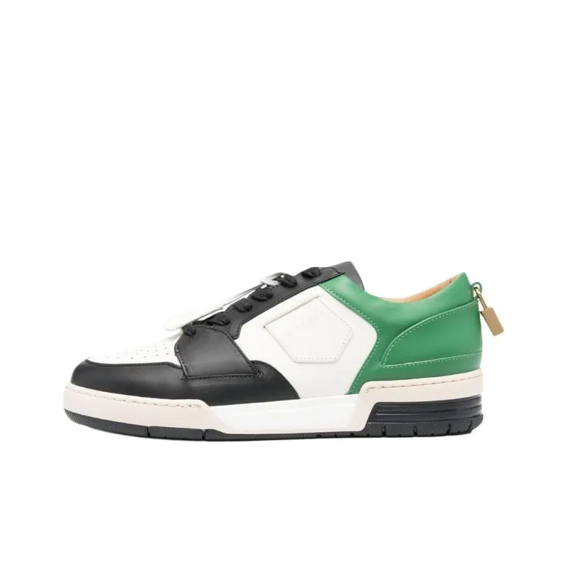 Buscemi Low-Top Skateboard Shoes Men's Green-0