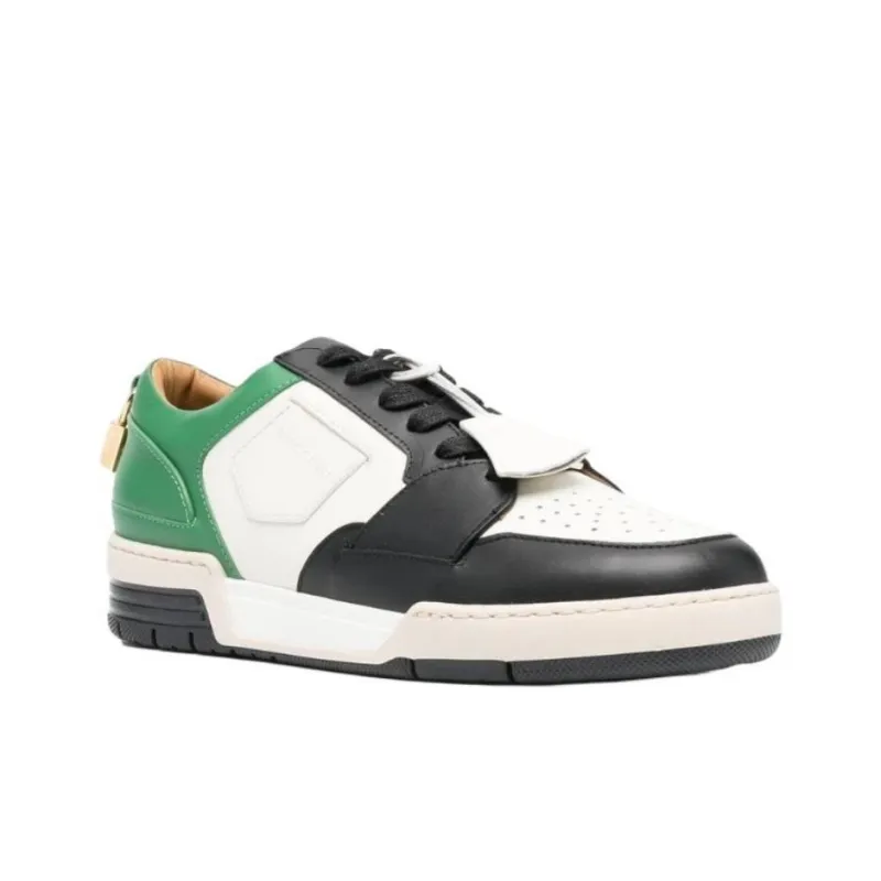 Buscemi Low-Top Skateboard Shoes Men's Green-2