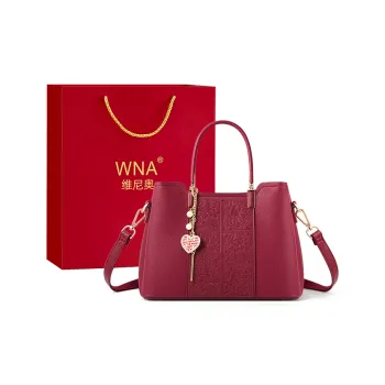 Vigno Synthetic Leather Handbag, One Shoulder Strap Regular Women's Red