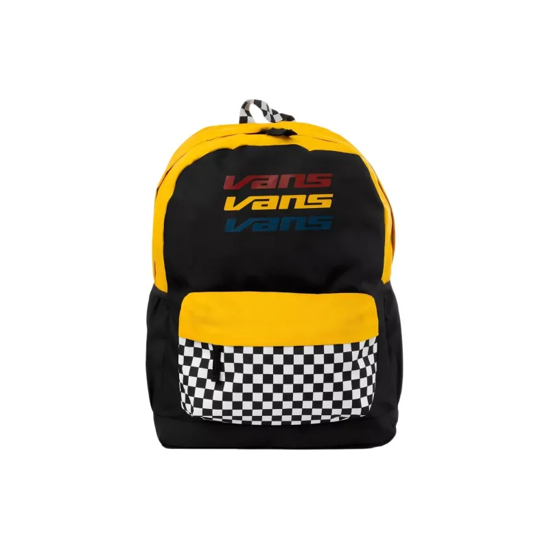 Vans Nylon Canvas Backpack Regular Unisex Black/Yellow-1