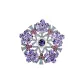 Purple Flower Mist Brooch