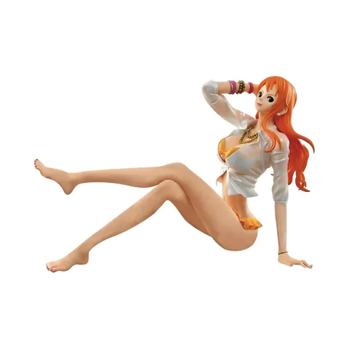 BANPRESTO Sparkling Charm Nami Swimsuit Sitting Posture Bonus Gifts