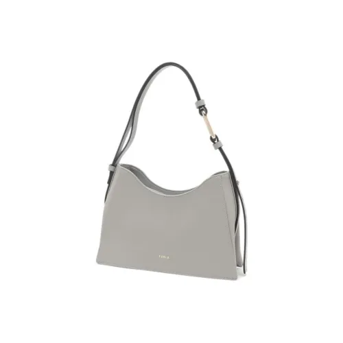Furla Leather Handbag, Shoulder Bag Women's Gray