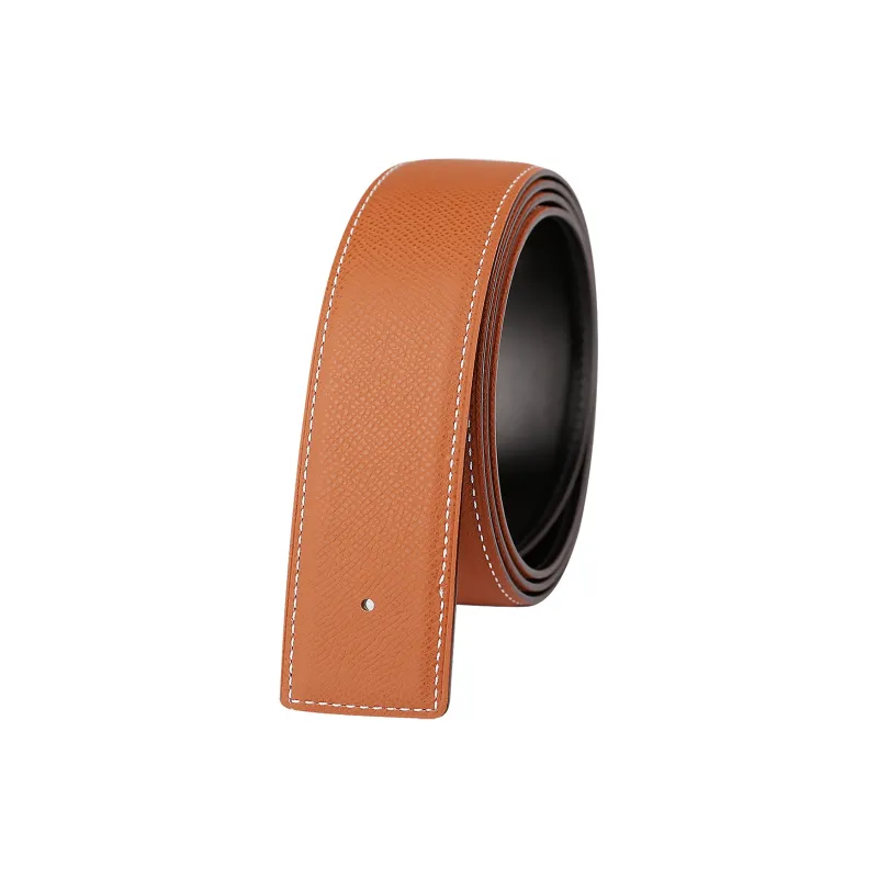 CATELLES Top Grain Cow Leather Headless Belt Men's 3.8cm-10