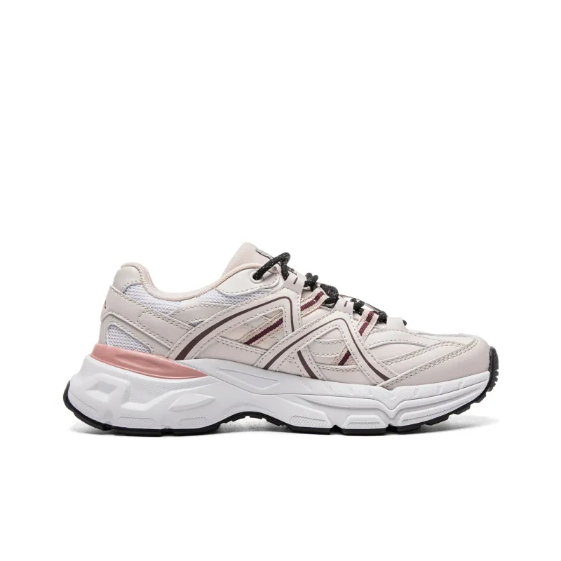 Kappa Venice Slip Resistant, Abrasion Resistant, Breathable, Lightweight Low Top Chunky Sneakers Women's Moon Gray-1