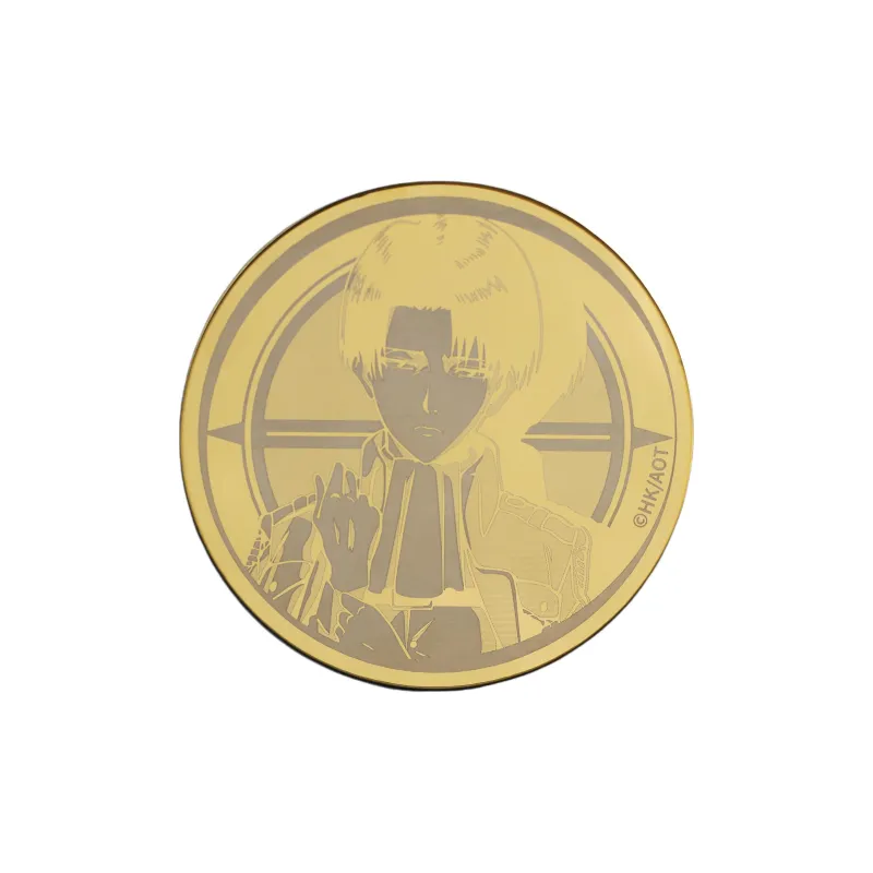 Nullset Levi Ackerman, Mikasa Ackerman, Eren Yeager, Eldwin Smith Attack On Titan Collection II Badge Badges-2