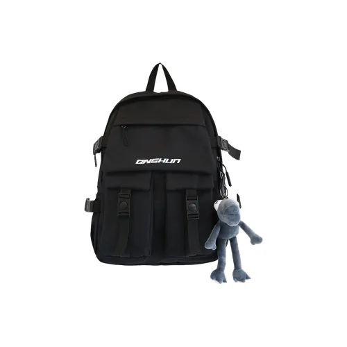 Travel Nylon Backpack Regular Unisex Black/Blue/Green