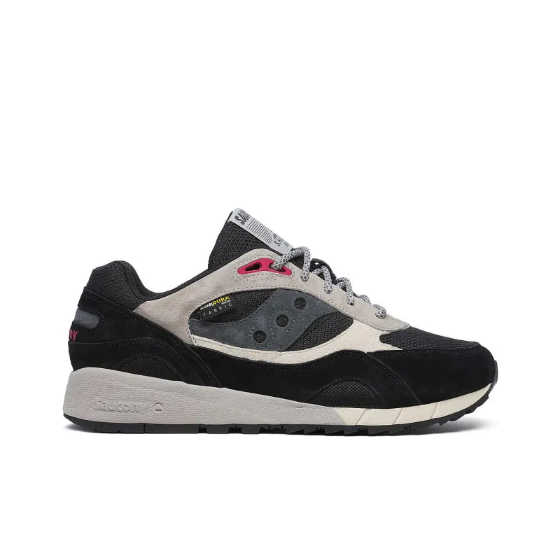 Saucony Shadow 6000 Anti Slip Wear Resistant Low Top Running Shoes Unisex Black-1
