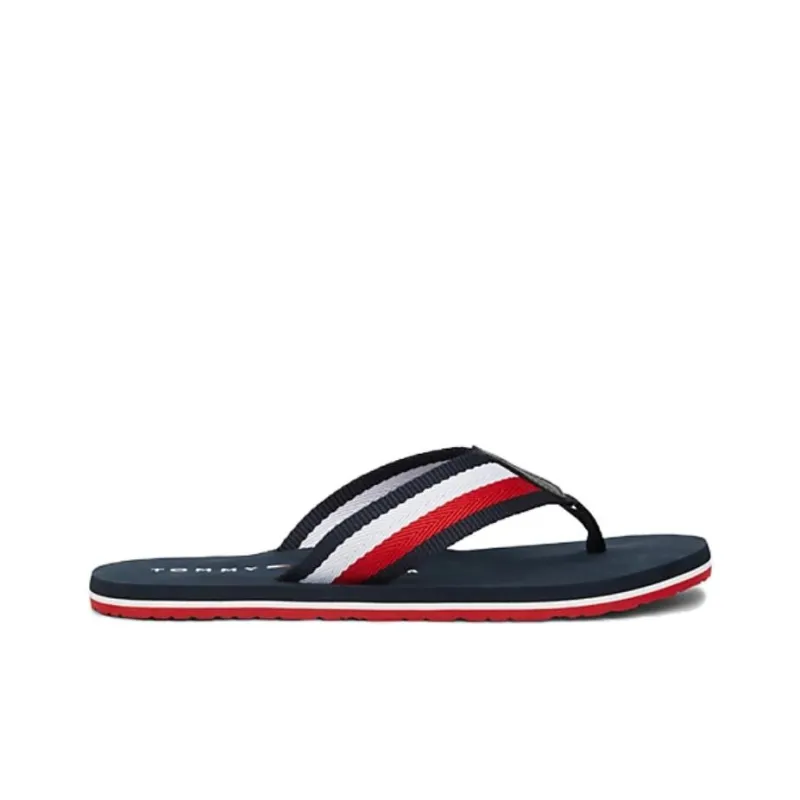 Tommy Hilfiger EVA Abrasion Resistant Flip Flops Men's Blue-1