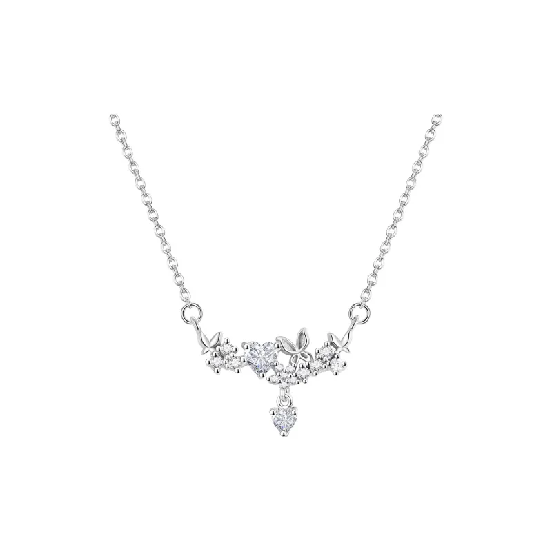 CLARKIA FLOWER S999 Fine Silver Necklaces Women's-0