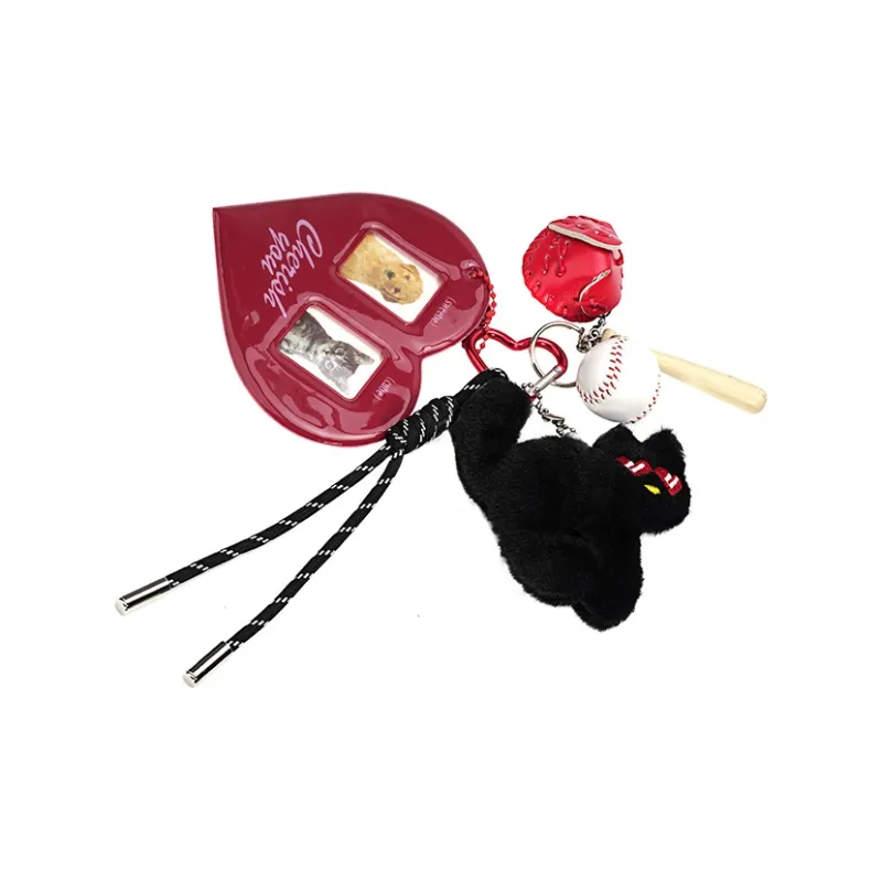 MUSTKOO Plastic Keychains Unisex-1