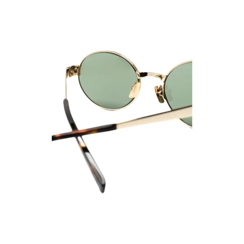 SAINT LAURENT Oval Frame Sunglasses-4