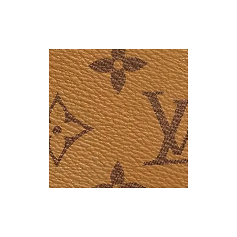 LOUIS VUITTON Card Holder Reverse Monogram Canvas Brown-4