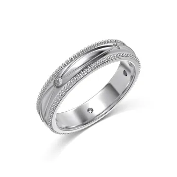KAILEIFU S925 Silver Rings Unisex Silver