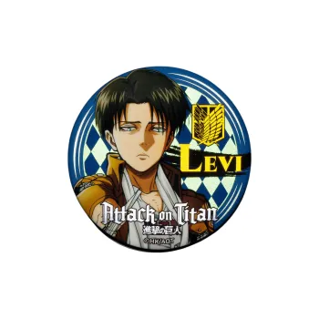 Nullset Levi Ackerman, Mikasa Ackerman, Eren Yeager, Eldwin Smith Attack On Titan Collection II Badge Badges