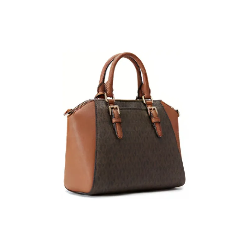 MICHAEL KORS Ciara Leather Shoulder Bag Crossbody Bag Handbag Medium Size Women's Brown-1