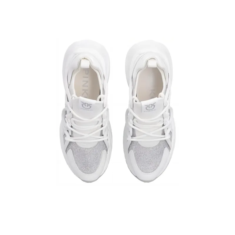 PINKO Love Birds embellished Sneakers Women's-4
