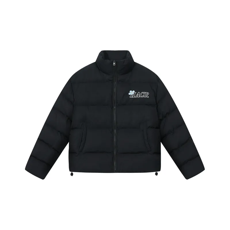 HARSH AND CRUEL Puffer Jacket Unisex Black-1