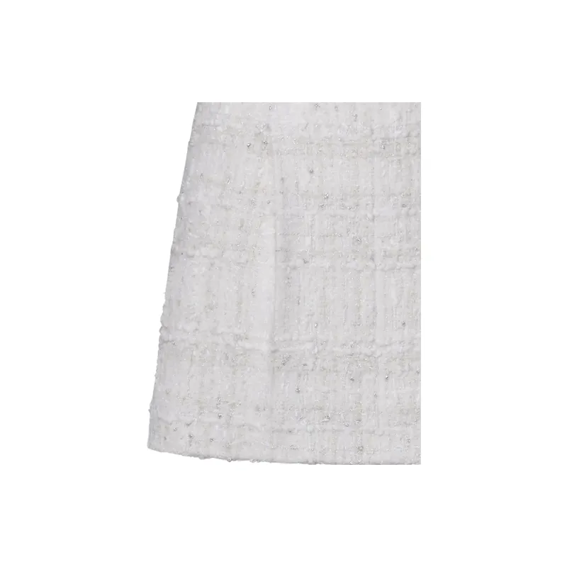 LOUIS VUITTON Lurex Tweed Mini Skirt-4