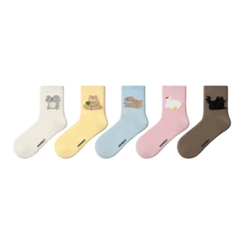 Tutuanna* Mid-Calf Socks Women's 5 Pack