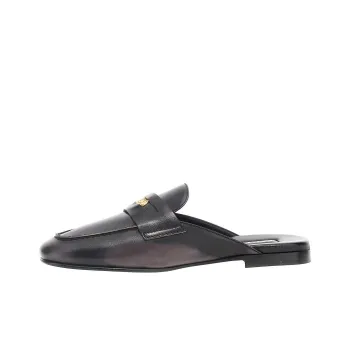 MIU MIU Penny Closed Toe Slippers Women's Black