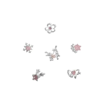 Muyan Alloy Butterfly Heart Stud Earrings Set Women's