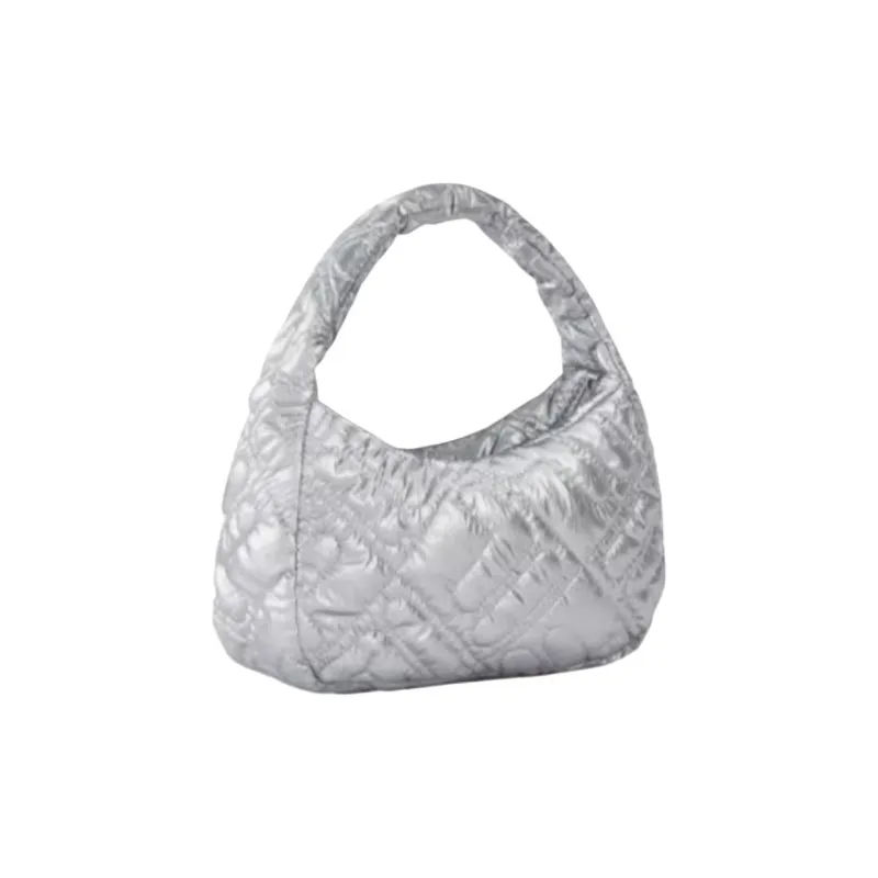 FILA FUSION Nylon Handbag Women's Bright Silver-2
