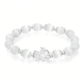 Lindian Cat's Eye Stone Jade Bracelets Women's
