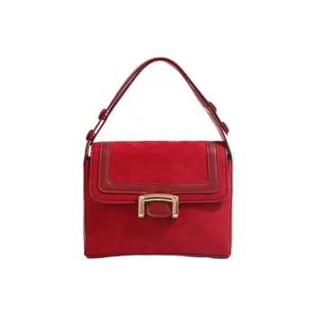 Carksky PU Handbag Regular Women's Red