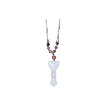 Ingenuity Hetian Jade Necklaces White Jade Unisex