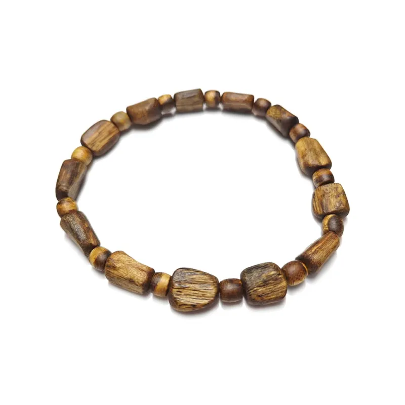 Guansha Qinan Agarwood 5.3g Beaded Bracelet Unisex-0