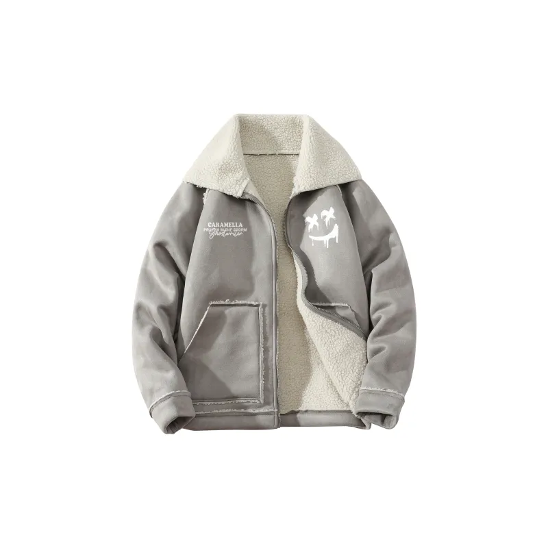 Caramella Velvet feel Coat Unisex-23