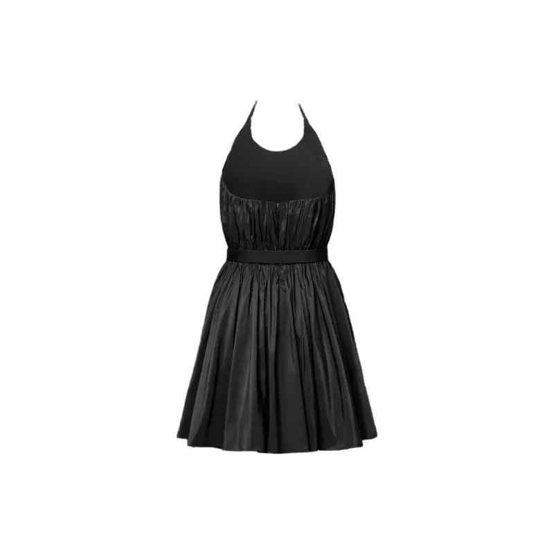 LOUIS VUITTON Plissé Halter Dress-1