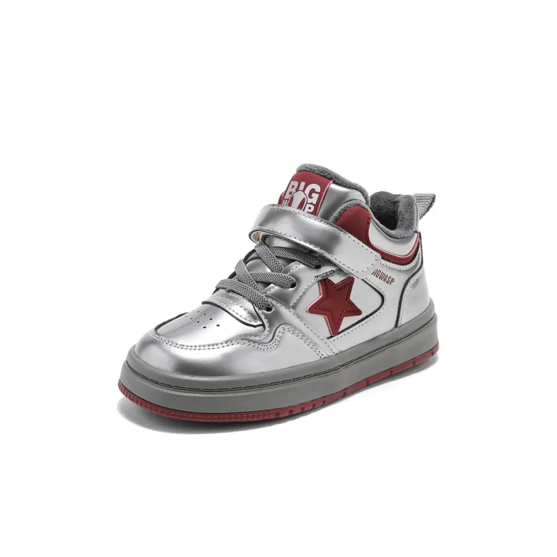 BIG WASP Wear resistant And Waterproof Mid Top Kids' Skateboarding Shoes Kids'-2