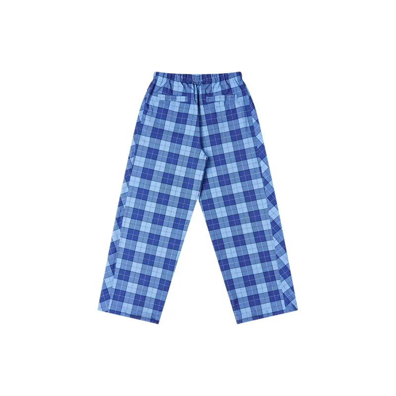 EMPTY REFERENCE Casual Pants Unisex Blue-1