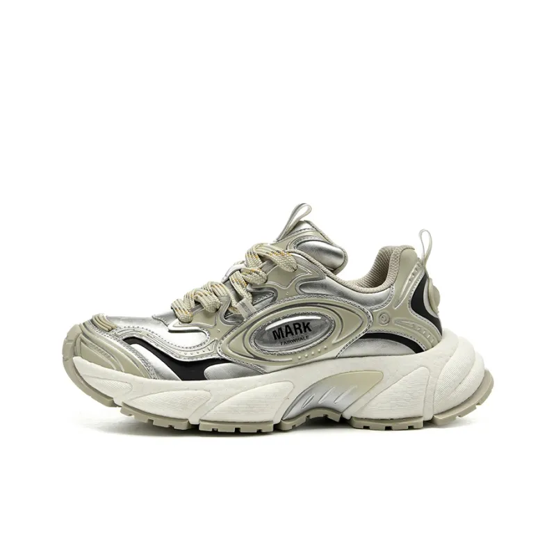 FAIRWHALE Anti Slip And Wear Resistant Height Increasing Low Top Chunky Sneakers Men's-5